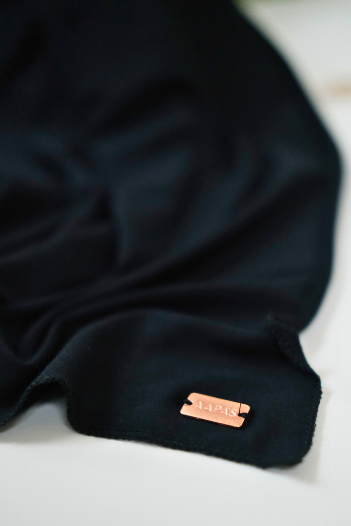 Black Premium Jersey Hijab