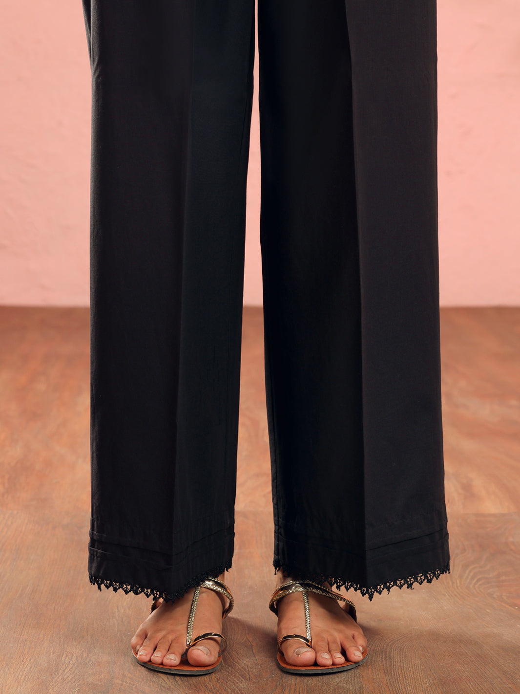 Cambric Black Trouser - Almirah