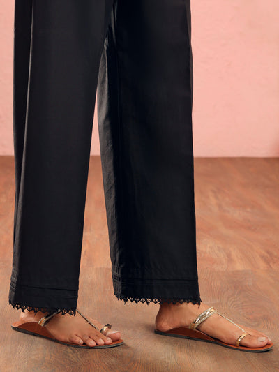 Cambric Black Trouser - Almirah