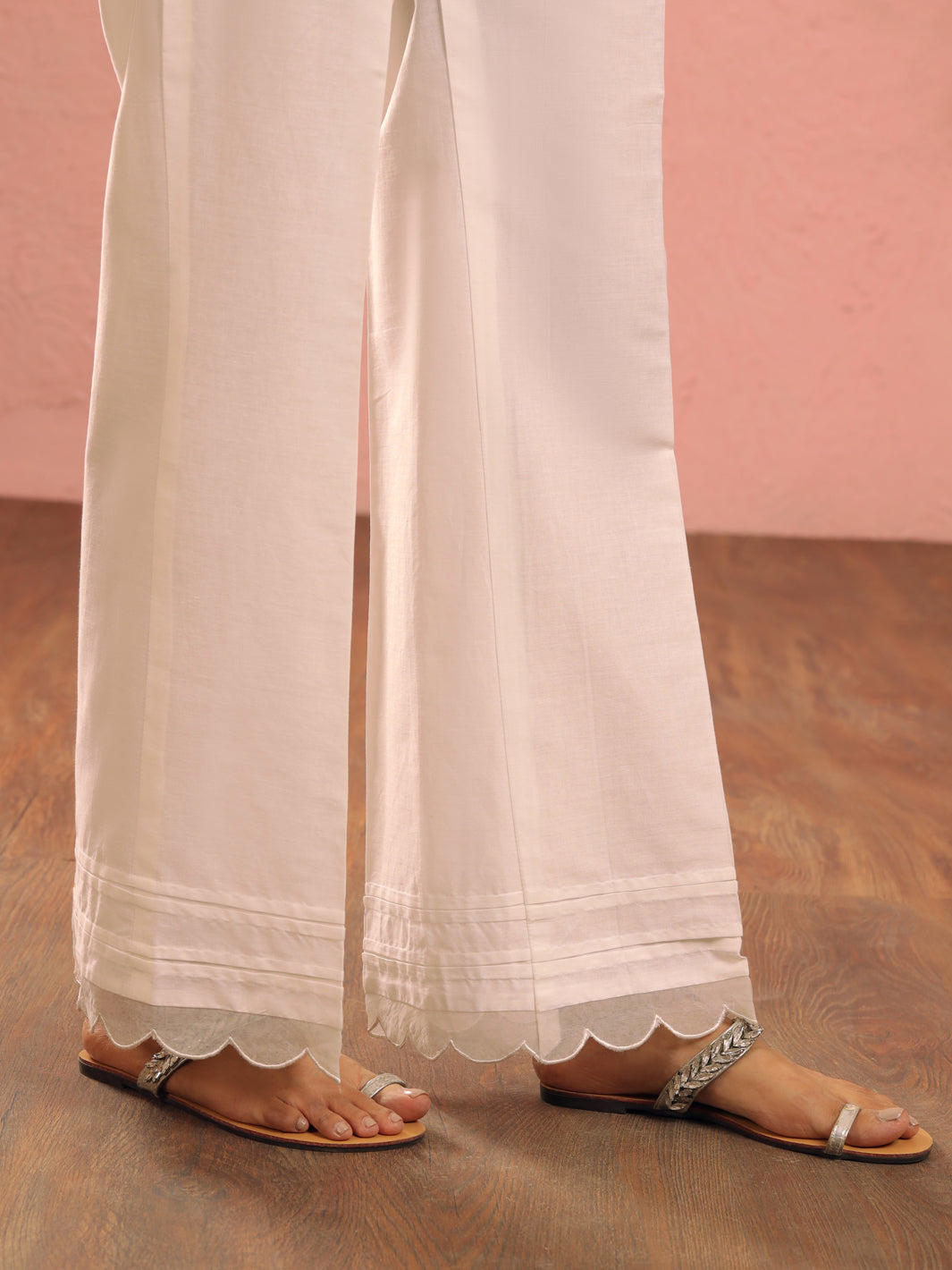 Dyed White Trouser - Almirah