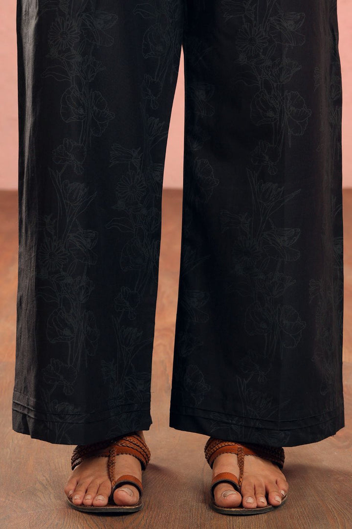 Cambric Black Trouser - Almirah