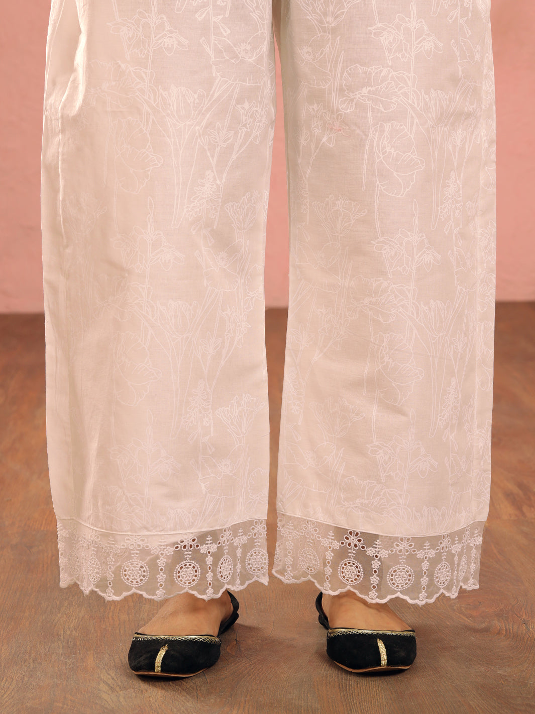 Dyed White Trouser - Almirah