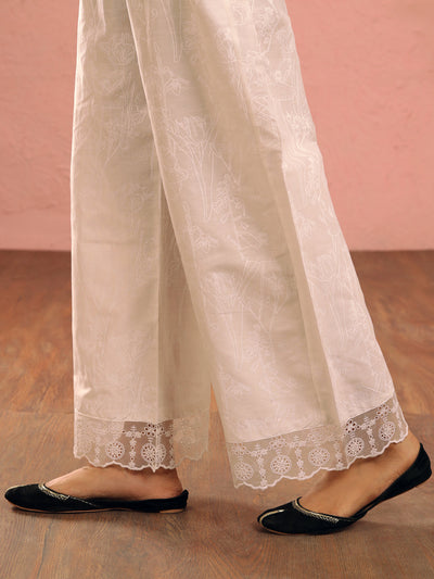 Dyed White Trouser - Almirah