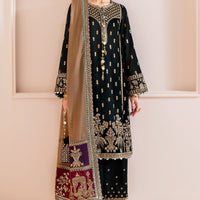 Design 1 - Jazmin Chandni Velvet Formal Stitched
