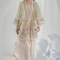 Elsa - Qalamkar Luxe Silk Stitched