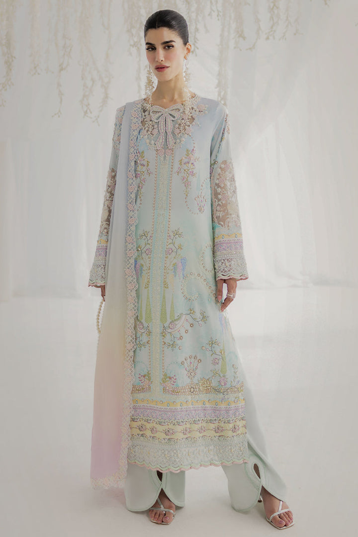 Keeva - Qalamkar Luxe Silk Stitched