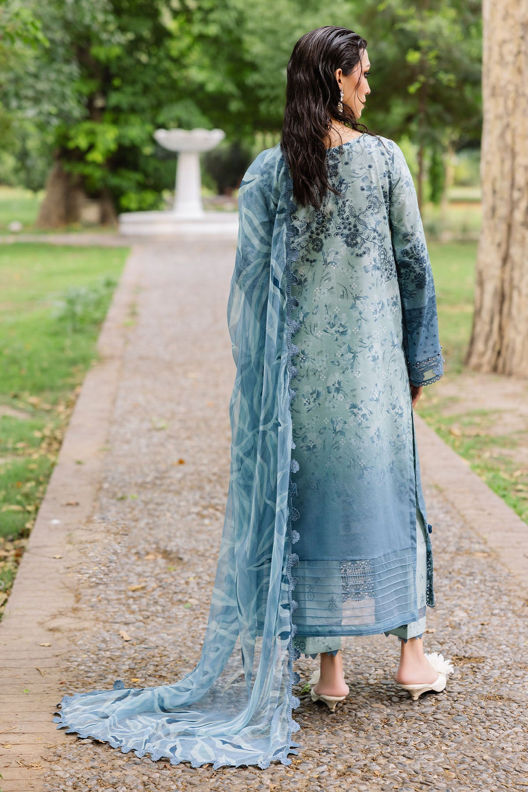 Design 10 - Nureh Daily Delight Lawn Stitched