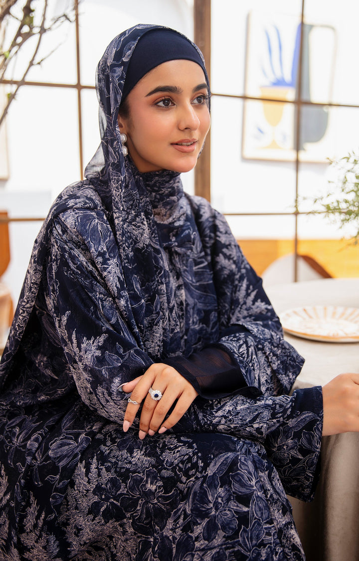 Azureh Imprime Abaya
