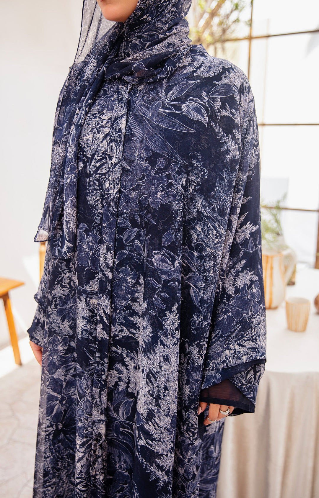 Azureh Imprime Abaya