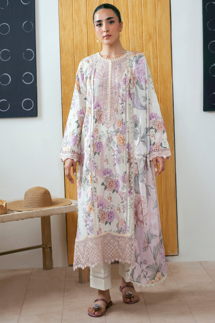 Sariya - Aabyaan Printed Stitched