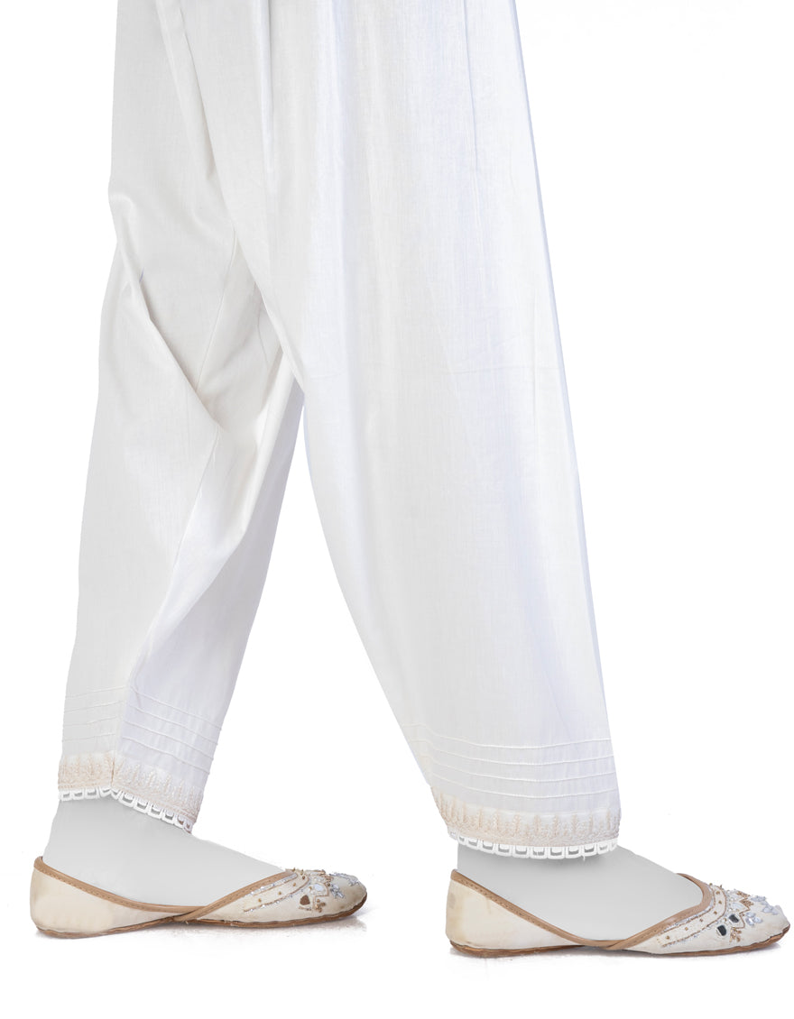 White Shalwar - J. Junaid Jamshed