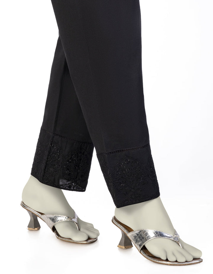 Lawn Black Trouser - J. Junaid Jamshed