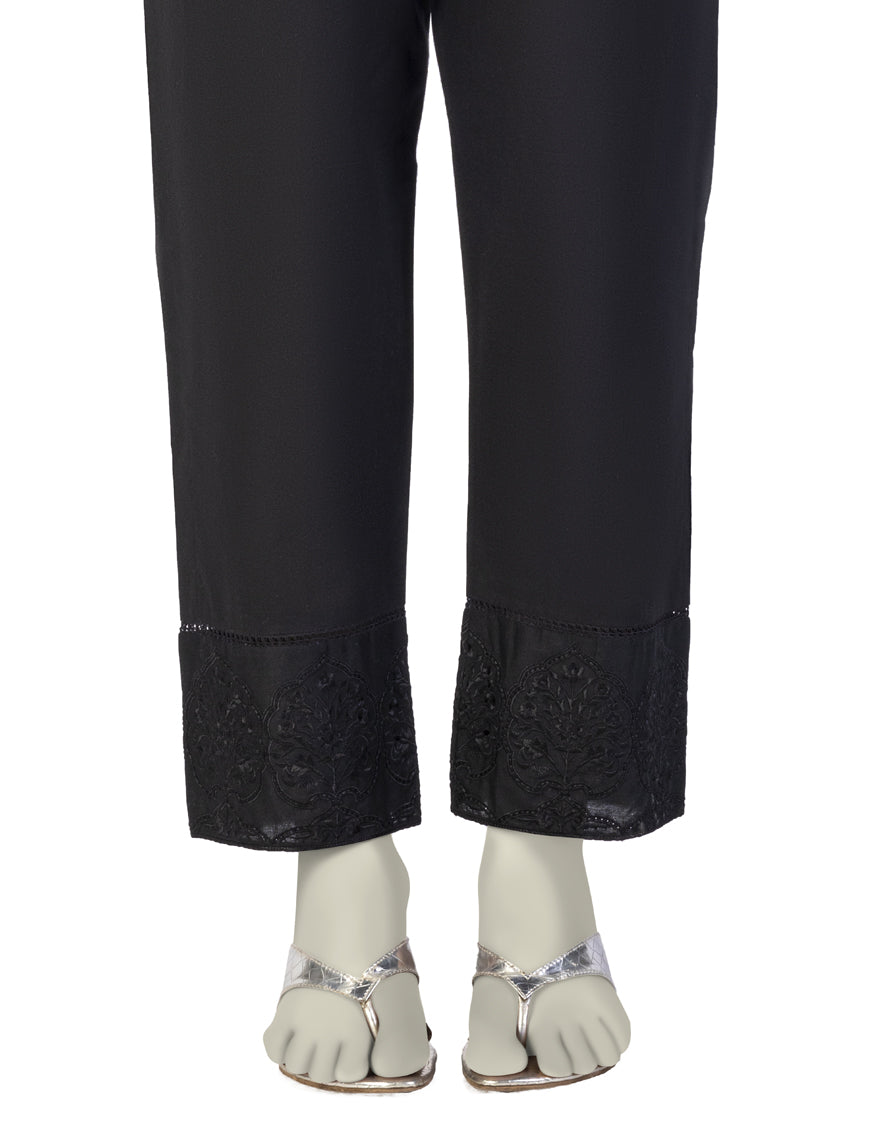 Lawn Black Trouser - J. Junaid Jamshed