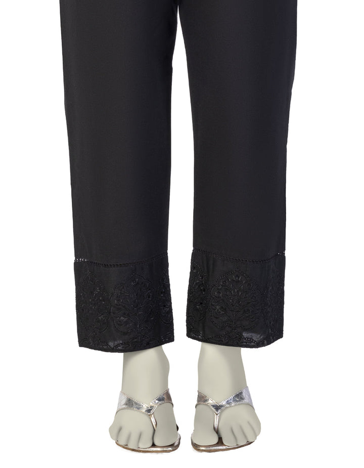Lawn Black Trouser - J. Junaid Jamshed