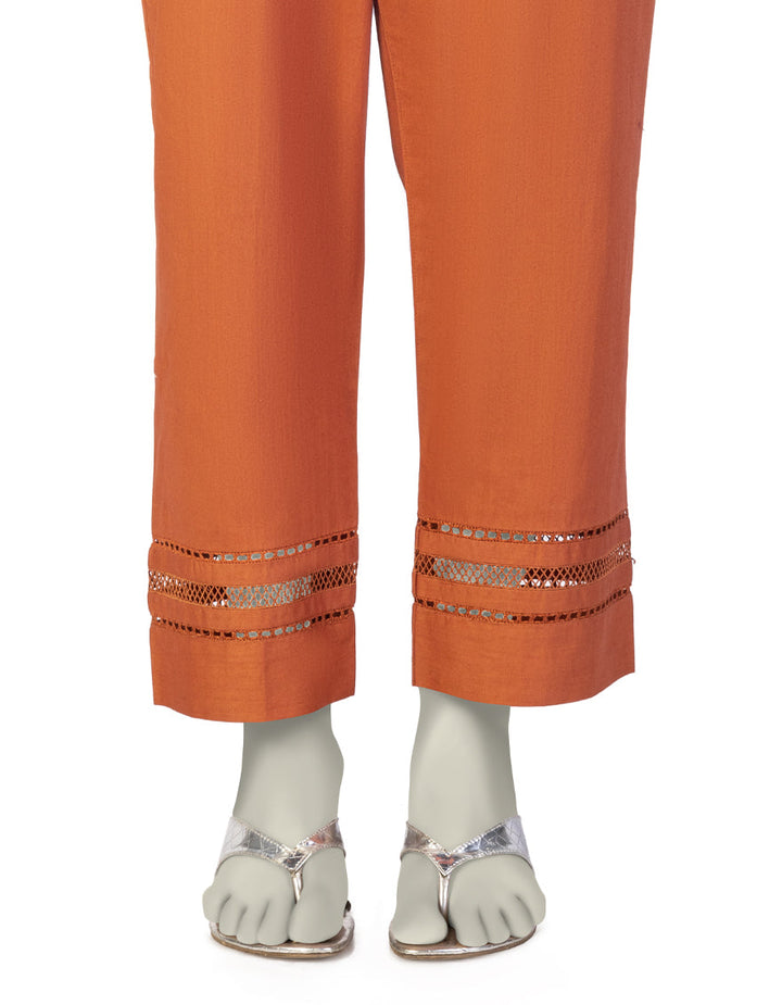 Lawn Rust Trouser - J. Junaid Jamshed