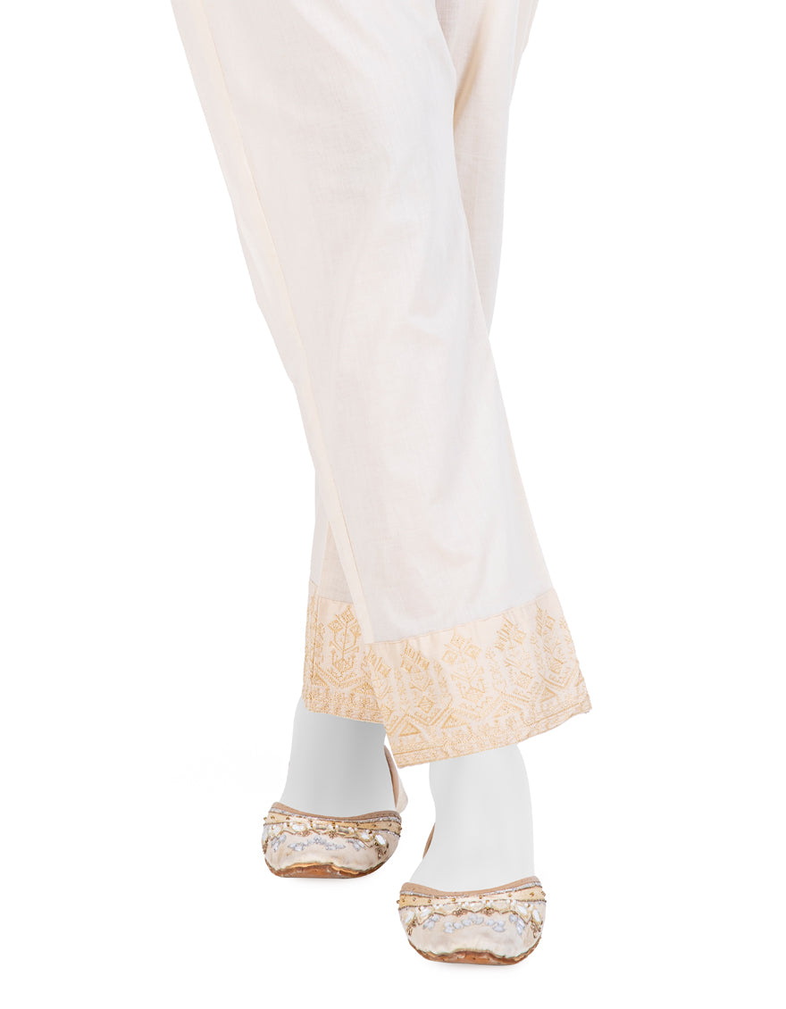 Cambric Beige Trouser - J. Junaid Jamshed