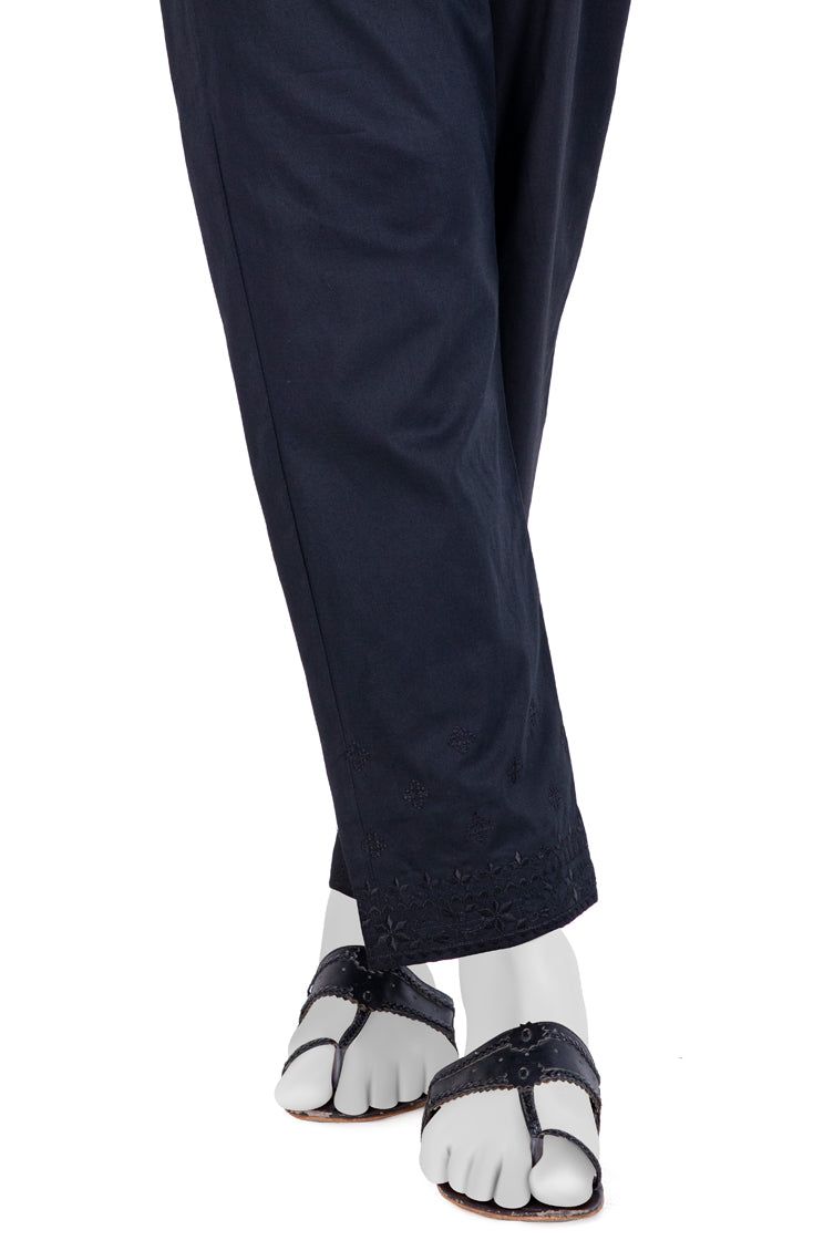 Cambric Black Trouser - J. Junaid Jamshed