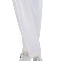 Cambric Off White Shalwar - J. Junaid Jamshed