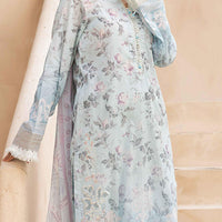 Lawn Mint Stitched Suit - Kesariya Vol III by Nureh