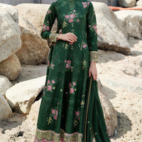 Mystic Pine - Farasha Printed Essentials Stitched
