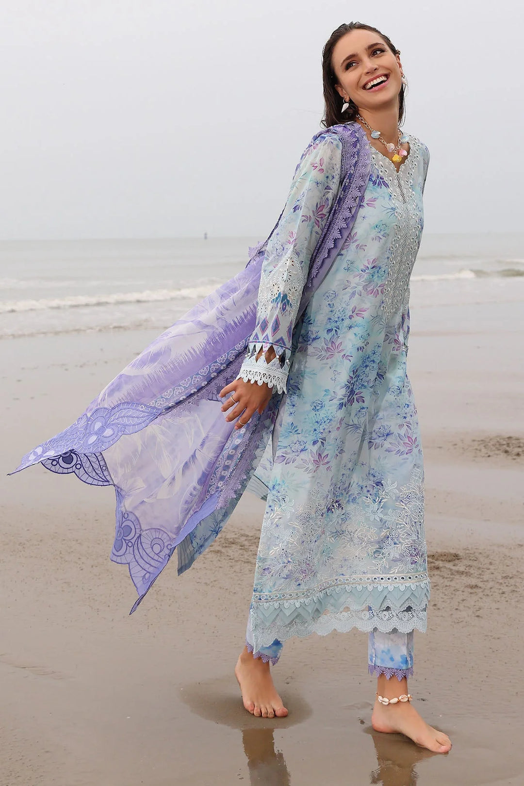 Design 8 - Nureh Gardenia Stitched