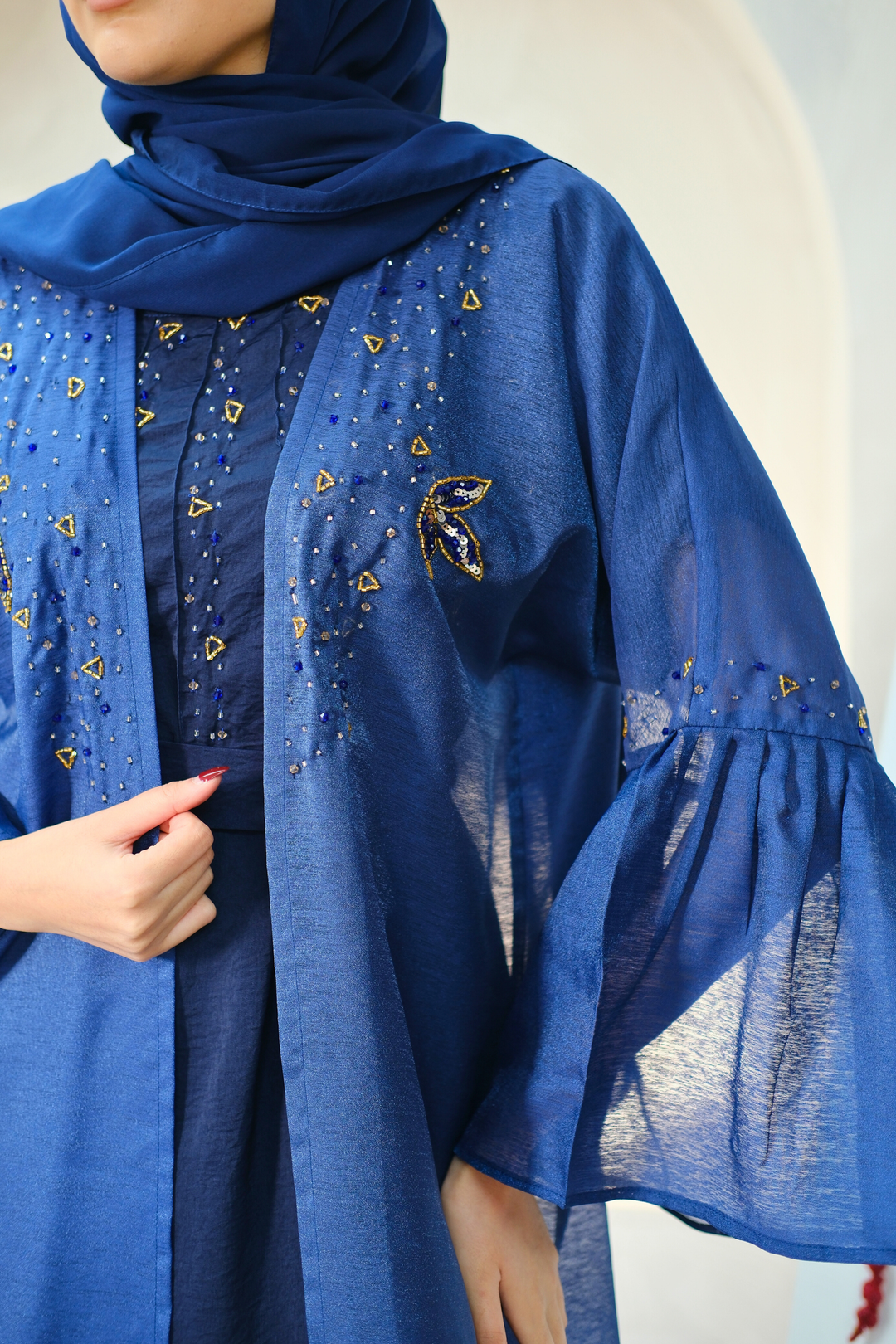 Sapphire Veil Abaya