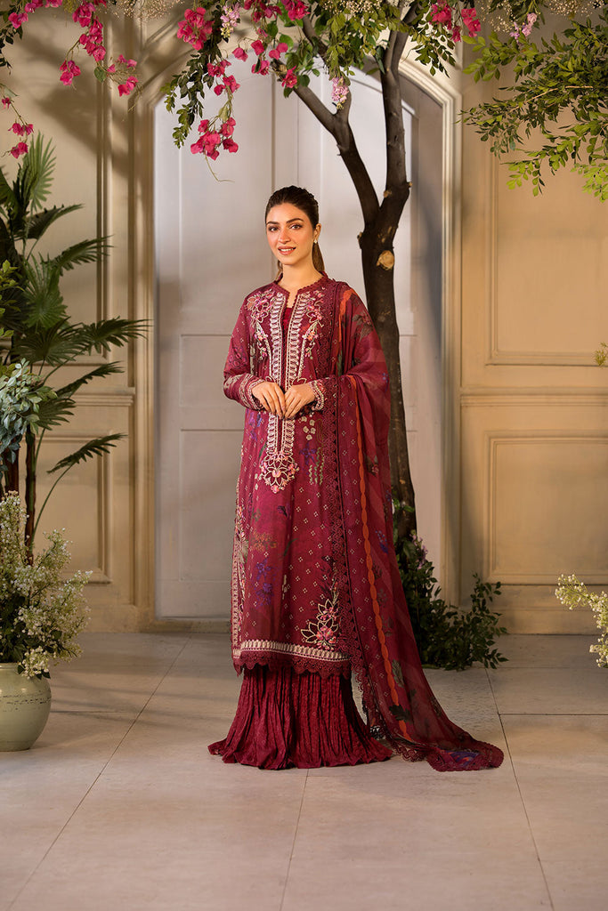 Design 9A - Sobia Nazir Vital Lawn Stitched