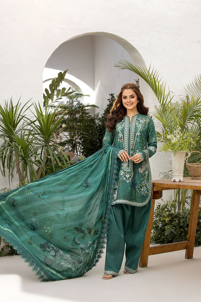 Design 9B - Sobia Nazir Vital Lawn Stitched