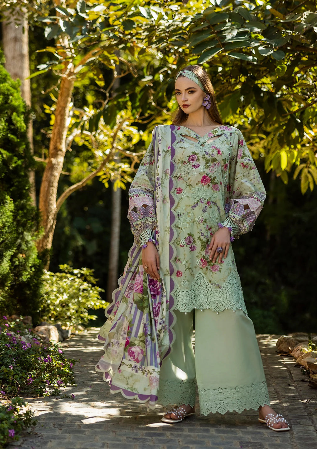 Floreale - Elaf Premium Chikankari Stitched Collection