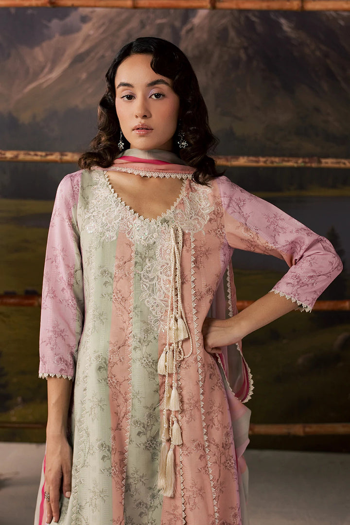 Dobby Lawn Multi Stitched Suit - Vanya