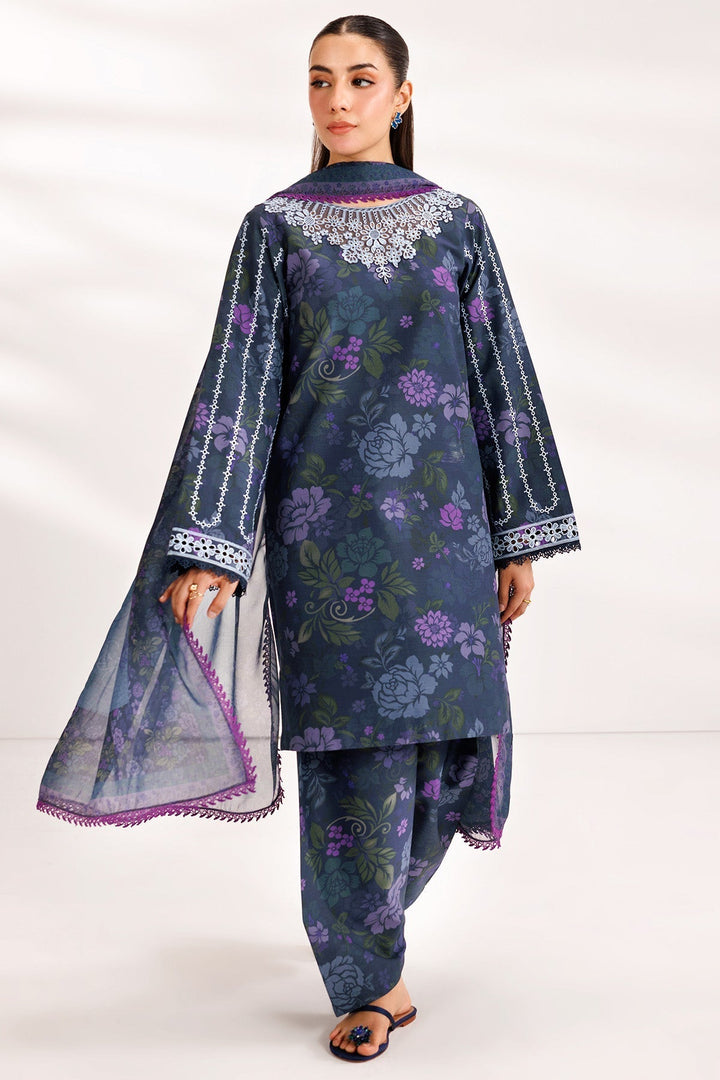 Forest Moss - Farasha Printed Essentials Stitched