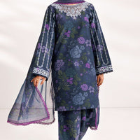 Forest Moss - Farasha Printed Essentials Stitched