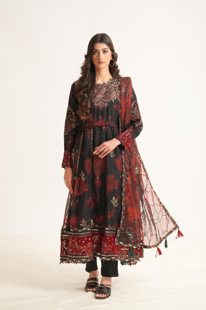 Talia - Alizeh Fleur Chiffon Stitched