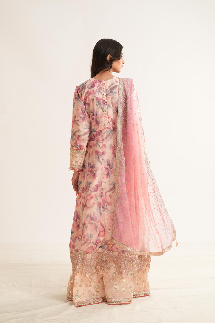 Dina - Alizeh Fleur Chiffon Stitched