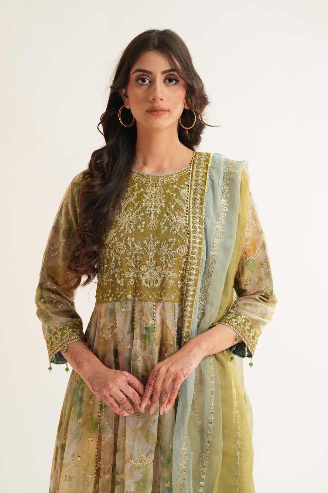 Renee - Alizeh Fleur Chiffon Stitched