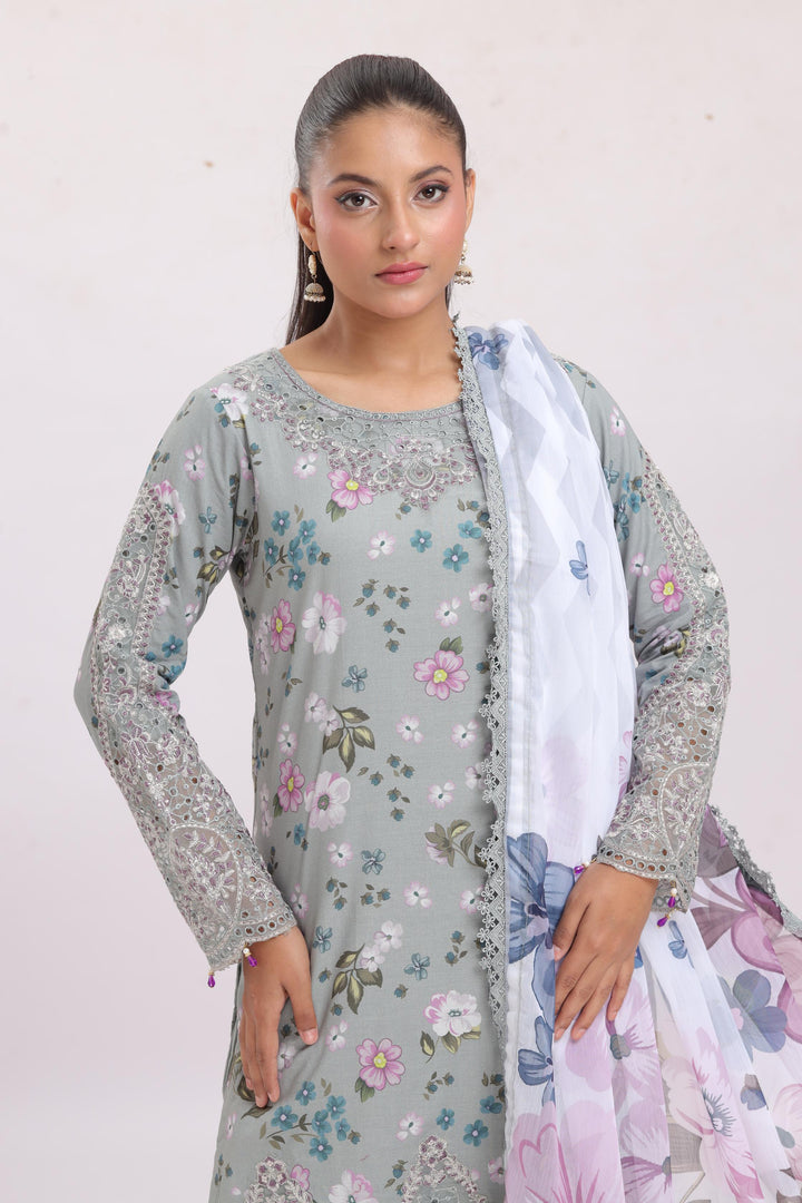 Cinder - Alizeh Levana Embroidered Stitched