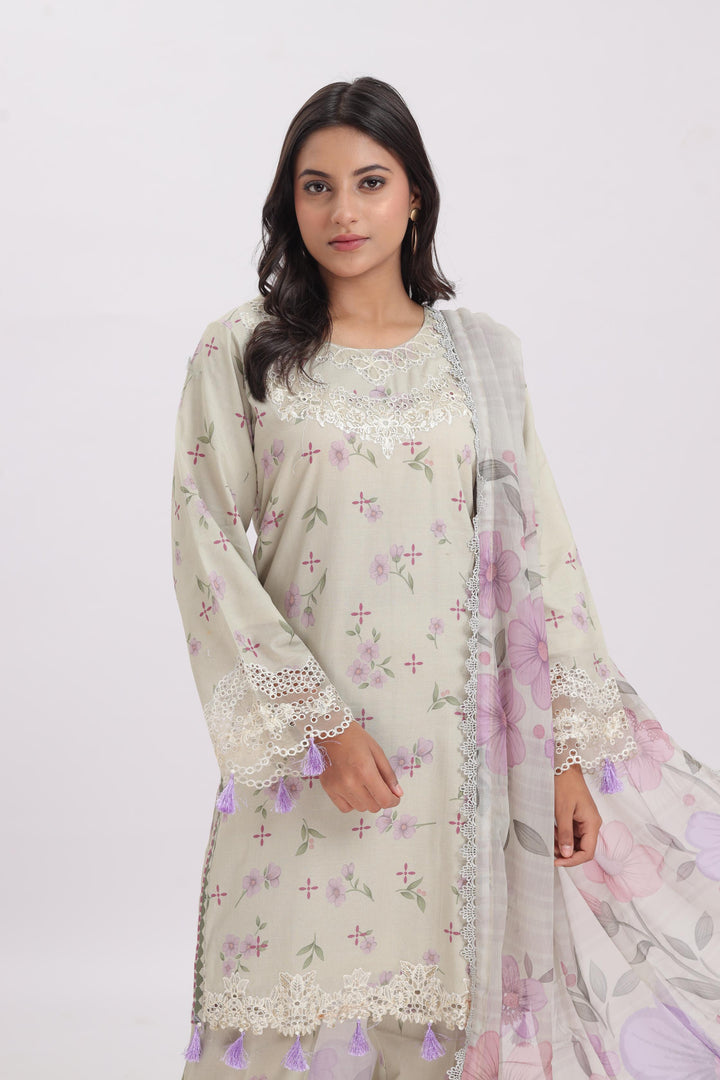 Pesto - Alizeh Levana Embroidered Stitched