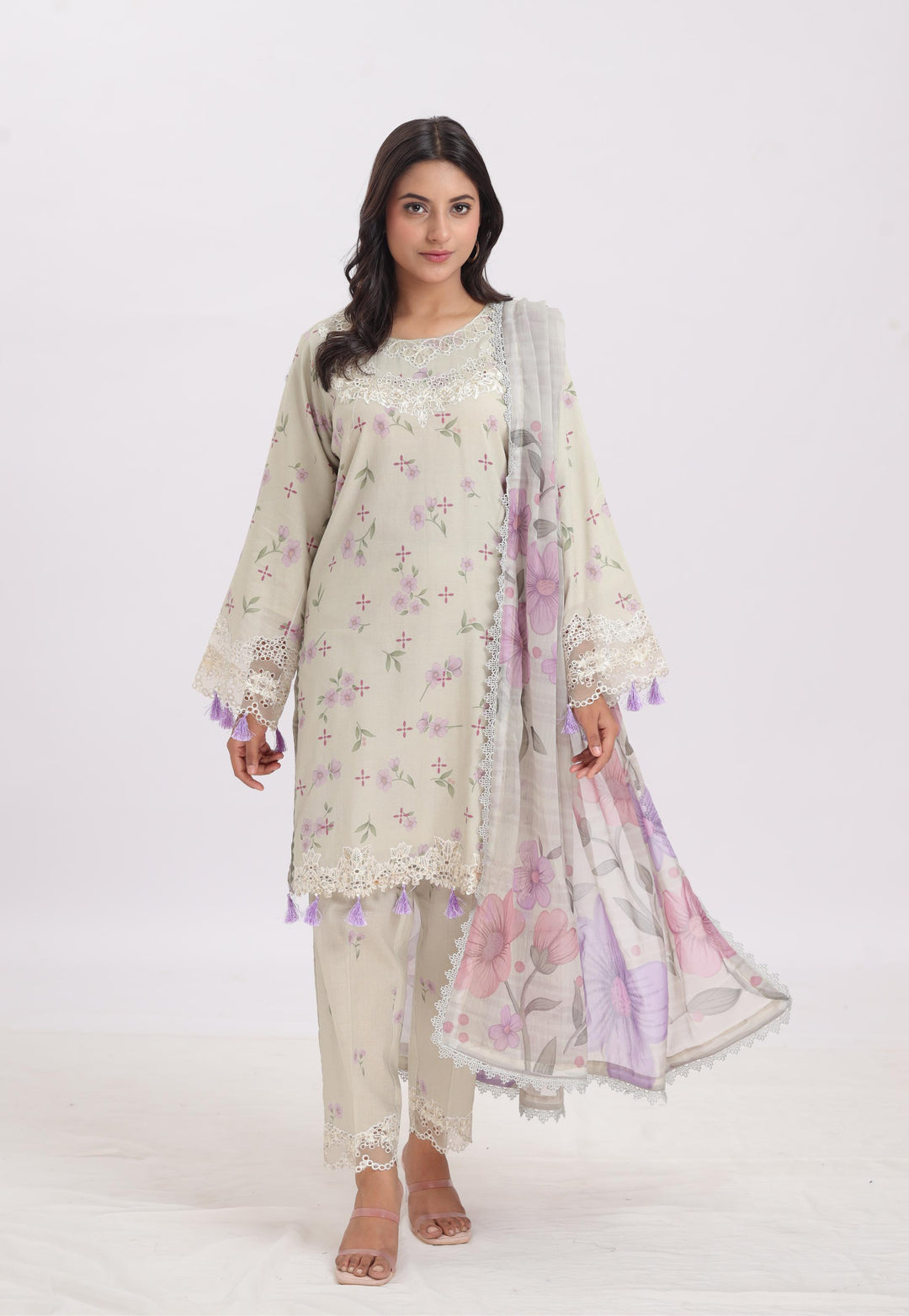 Pesto - Alizeh Levana Embroidered Stitched