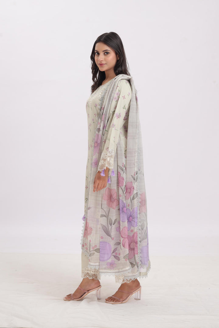 Pesto - Alizeh Levana Embroidered Stitched