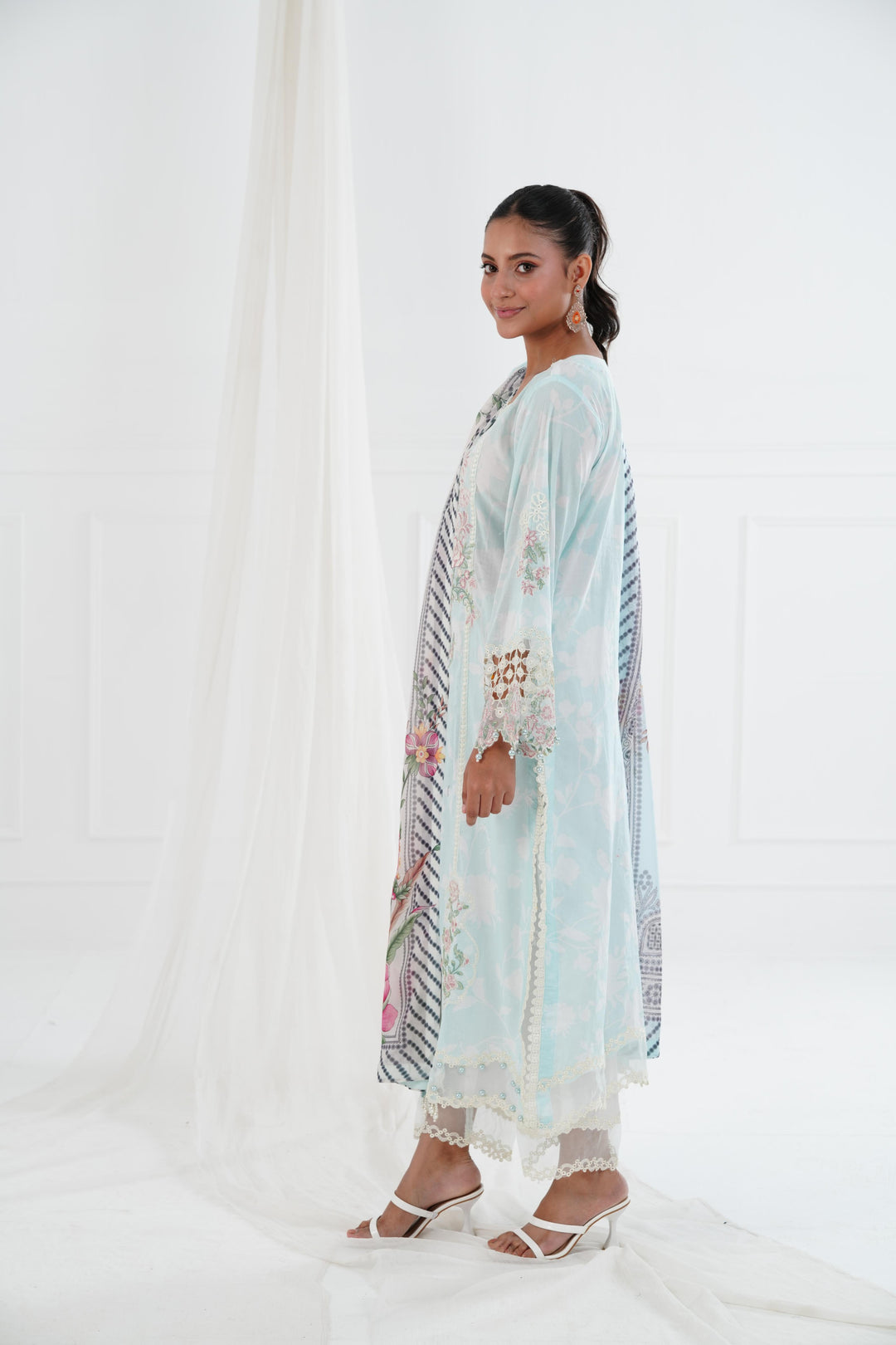 Mirega - Alizeh Embroidered Printed Lawn Stitched