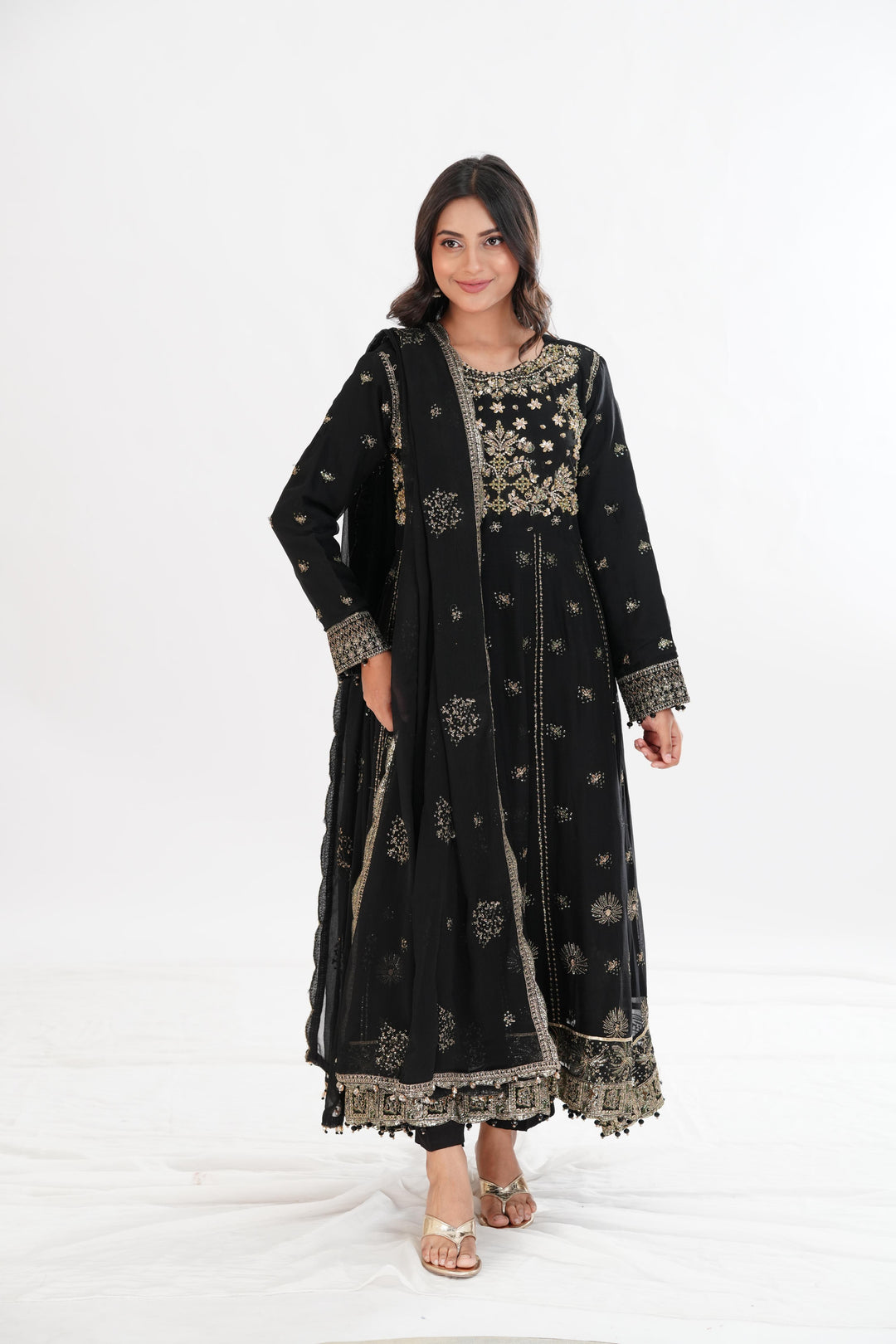 Noir - Alizeh Reena Handcrafted Stitched Eid Edit
