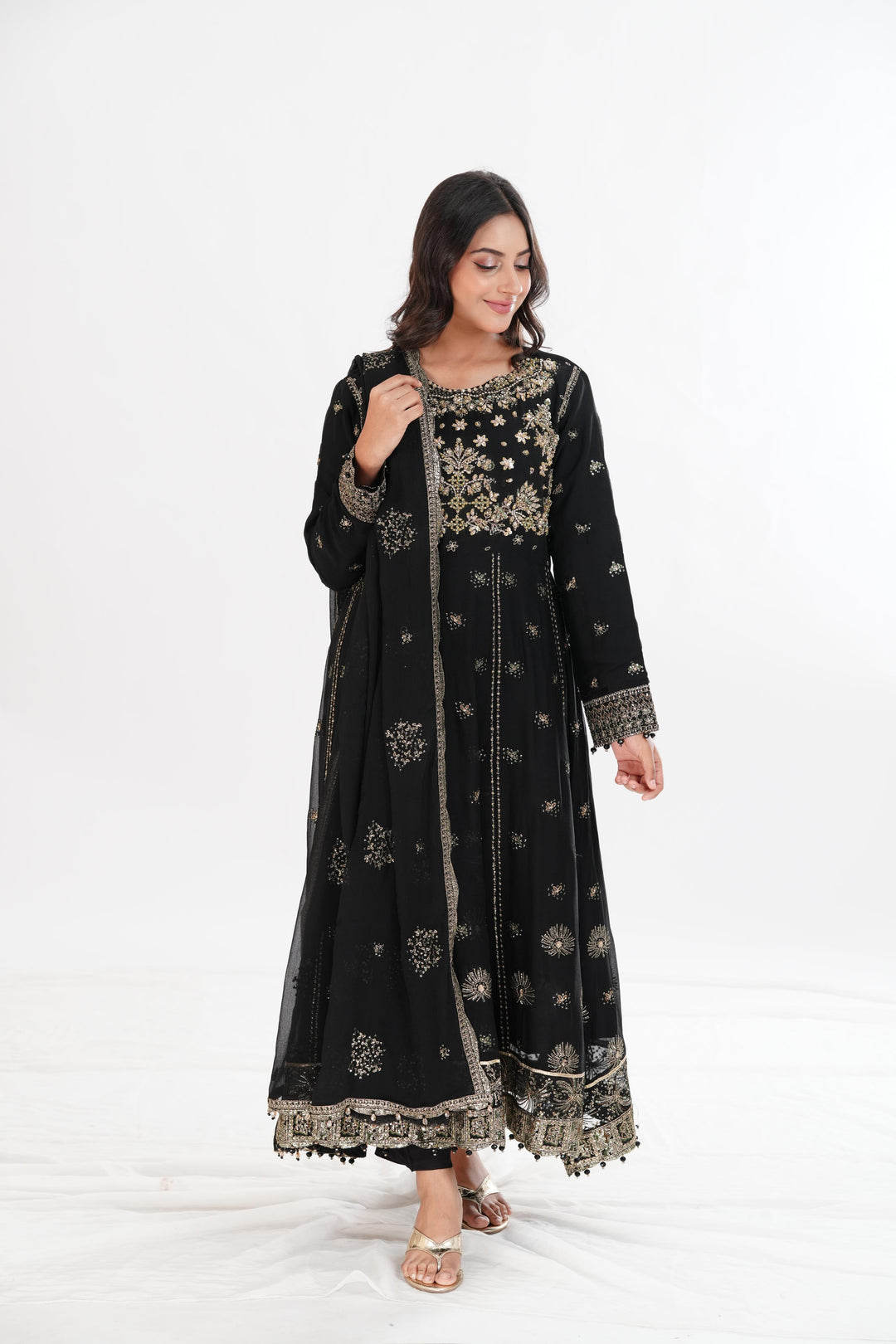 Noir - Alizeh Reena Handcrafted Stitched Eid Edit
