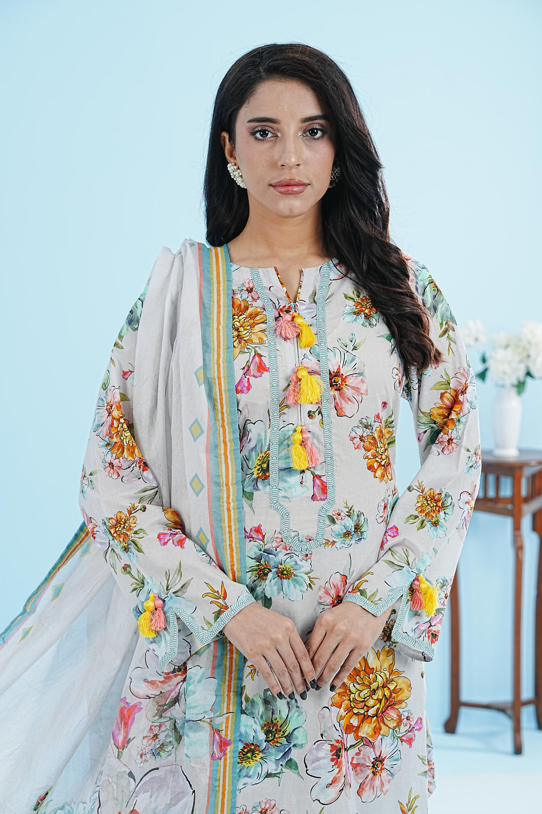Celan - Alizeh Sheen Printed Stitched