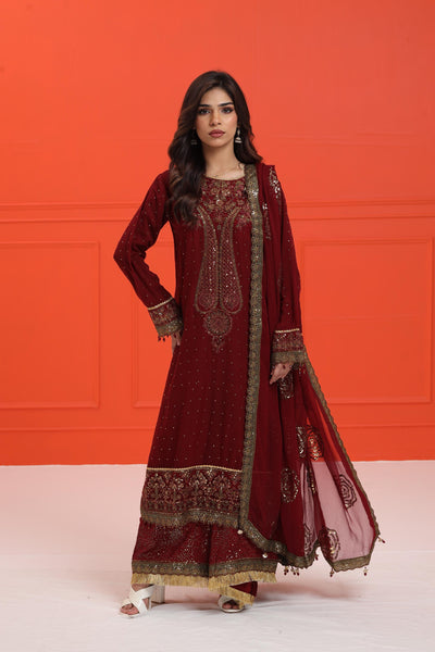 Gina - Alizeh Celine Luxury Stitched Chiffon Collection