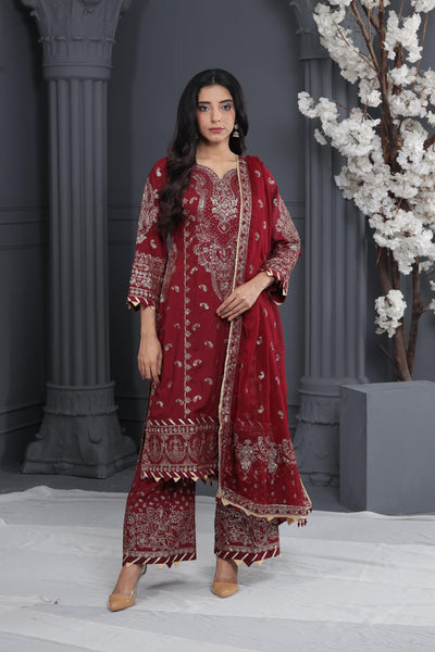 Salsa - Alizeh Luxe - Luxury Raw Silk Stitched