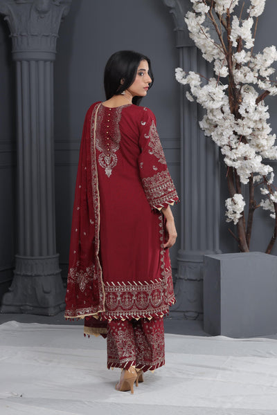 Salsa - Alizeh Luxe - Luxury Raw Silk Stitched