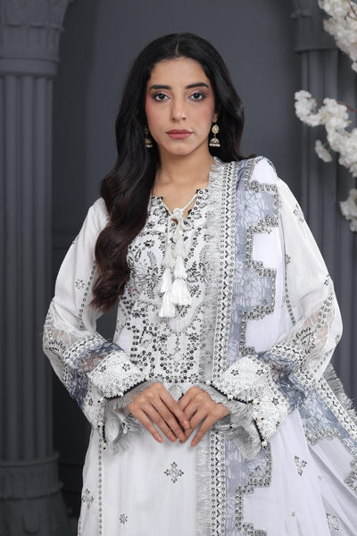 Dove - Alizeh Luxe - Luxury Raw Silk Stitched