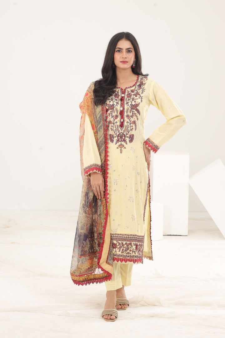 AJAS-27 - Asim Jofa Stitched Asra Intermix Collection