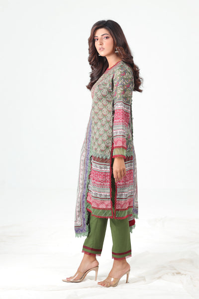 AJBP-08 - Asim Jofa Basic Print Suit