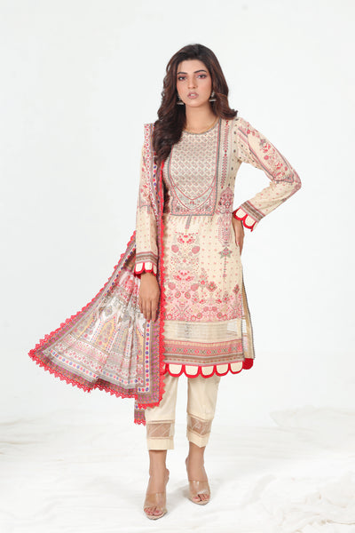 AJBP-10 - Asim Jofa Basic Print Suit